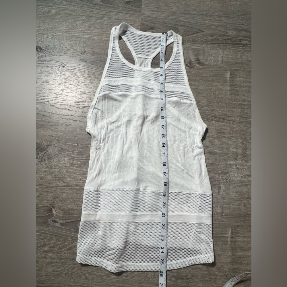 Alo White Athletic Tank - Picture 3 of 5